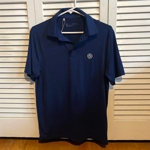 Under Armour Golf Polo, Navy Blue, Men’s, Small